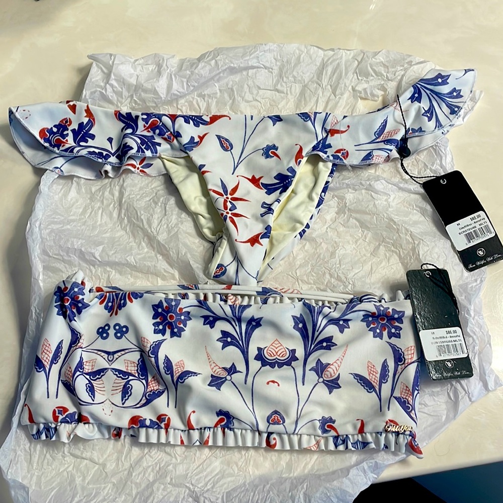 NWT Wildfox 2 piece bikini Sz. M